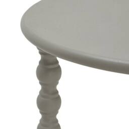 Lemon Pavilion Furniture and Decor The Camden Collection Round Side Table, Wood, L45 x W45 x H60 cm, Grey - thumbnail 2