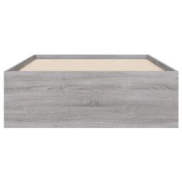 Berkfield Home Bed Frame with Drawers without Mattress Grey Sonoma 90x200 cm - thumbnail 6