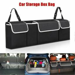 Nordara Black Car Boot Organiser Collapsible Storage Bag - thumbnail 5