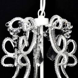 Berkfield Home Stunning Chandelier with 2800 Crystals E14 in White - thumbnail 5