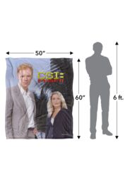 ViacomCBS/Nickelodeon Csi Miami Blue Sky Silky Touch Super Soft Throw Blanket 152 X 127 cm in White - thumbnail 5