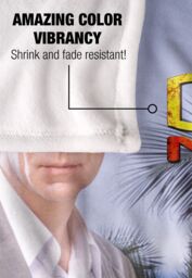 ViacomCBS/Nickelodeon Csi Miami Blue Sky Silky Touch Super Soft Throw Blanket 152 X 127 cm in White - thumbnail 4