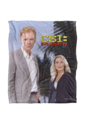 ViacomCBS/Nickelodeon Csi Miami Blue Sky Silky Touch Super Soft Throw Blanket 152 X 127 cm in White - thumbnail 1