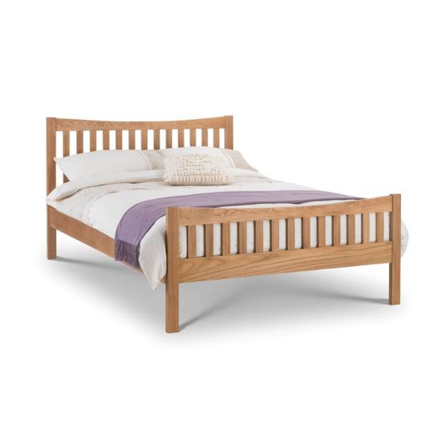 Cheshire Sycamore Oak Bed - King (150cm) in Brown - image 1