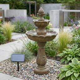 Garden Greatness Kingsbury Stone Effect Tiered Water Feature - Size: 1 Pack