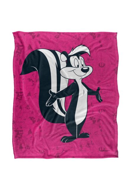 Warner Brothers Looney Tunes Officially Licensed Silky Touch Super Soft Throw Blanket 152 x 127 cm in White - image 1