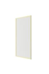 Living and Home 180 Degree Rotation Over Bath Shower Screen in Gold - thumbnail 6