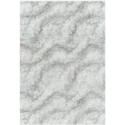 Livabliss Cloudy Shag-Solid Color Ivory Grey Soft Plush Pile Living Bedroom Rug - Size: 120 cm x 170 cm - thumbnail 2