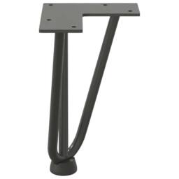 Berkfield Home Hairpin Table Legs 4 pcs Anthracite 20 cm Solid Steel in Dark Grey - thumbnail 6
