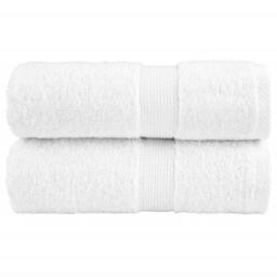 Berkfield Home Premium Soap Towels SOLUND 2pcs White 30x30cm 600gsm - thumbnail 2