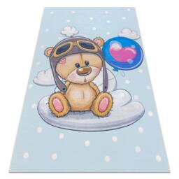 RugsX Bambino Rug in Blue - Size: 80 cm x 150 cm - thumbnail 1