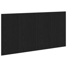 Berkfield Home Black Oak Headboard 160x1.5x80 cm Made from Engineered Wood - thumbnail 2