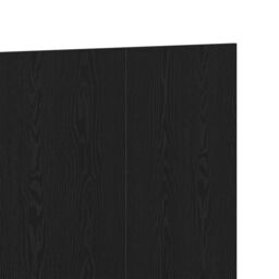 Berkfield Home Black Oak Headboard 160x1.5x80 cm Made from Engineered Wood - thumbnail 6