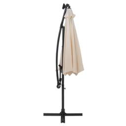 Monstershop LED Cantilever Parasol 3m - Cream in Beige - thumbnail 2