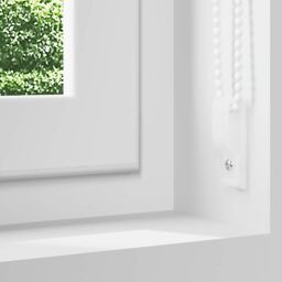 Berkfield Home Roller Blind Blackout White 160x150 cm Fabric Width 156.6 cm Polyester - thumbnail 6
