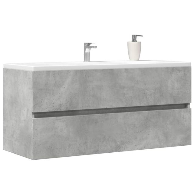 Berkfield Home Sink Cabinet Concrete Grey 100x38.5x45 cm Engineered Wood - image 1