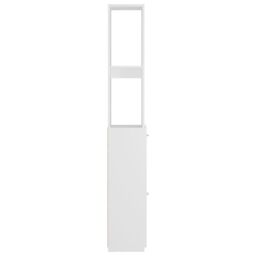 Berkfield Home Bathroom Cabinet White 25x26.5x170 cm Engineered Wood - thumbnail 5