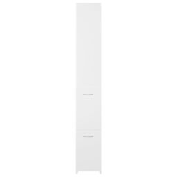 Berkfield Home Bathroom Cabinet White 25x26.5x170 cm Engineered Wood - thumbnail 4