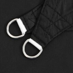 Berkfield Home Sunshade Sail Oxford Fabric Square 4.5x4.5 m Black - thumbnail 6