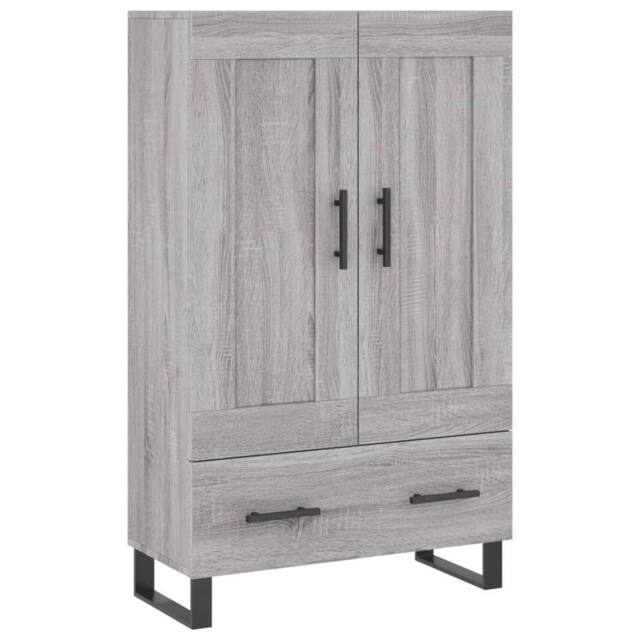 Berkfield Home Highboard Grey Sonoma 69.5x31x115 cm Engineered Wood - image 1