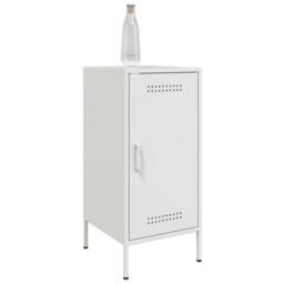 Berkfield Home Sideboards 2 pcs White 36x39x79 cm Steel - Size: 36 x 39 x 79 cm - thumbnail 4