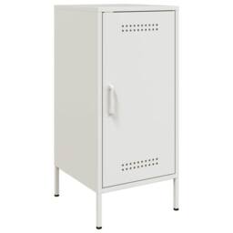 Berkfield Home Sideboards 2 pcs White 36x39x79 cm Steel - Size: 36 x 39 x 79 cm - thumbnail 6