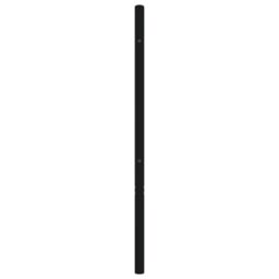 Berkfield Home Metal Headboard Black 120 cm - thumbnail 5