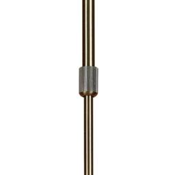 Netlighting Alaska Pendant Convertible To Semi Flush 4 Light L1SGU10 Antique Brass in Bronze - thumbnail 4