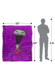 Nickelodeon Invader Zim Scream Silky Touch Super Soft Throw Blanket 152 X 127 cm in White - thumbnail 5