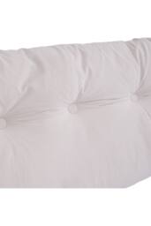 Living and Home Washable Headboard Wedge Pillow with Storage Pocket in White - Size: Large - thumbnail 3