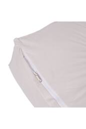 Living and Home Washable Headboard Wedge Pillow with Storage Pocket in White - Size: Large - thumbnail 6