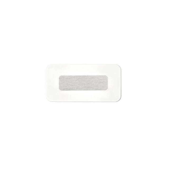 Netlighting Fusion Wall Lamp Rectangular 6W LED 4000K 540lm Aluminium Acrylic in Grey - image 1
