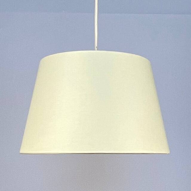"K LIVING 10"" CREAM TAPERED DRUM SHADE" - image 1