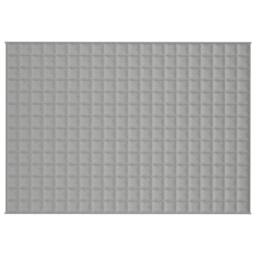 Berkfield Home Weighted Blanket Grey 138x200 cm Single 10 kg Fabric - thumbnail 3