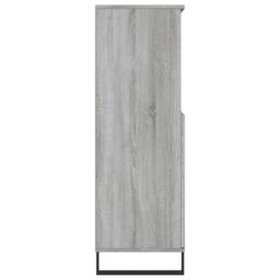 Berkfield Home Highboard Grey Sonoma 60x36x110 cm Engineered Wood - Size: 60 x 36 x 110 cm - thumbnail 7