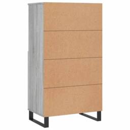Berkfield Home Highboard Grey Sonoma 60x36x110 cm Engineered Wood - Size: 60 x 36 x 110 cm - thumbnail 8