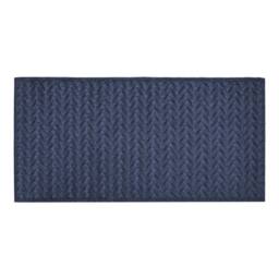 VOGREX Heavy Duty Dirt Trapper Door Mat Slip Resistant Indoor Outdoor Rug in Dark Blue - Size: 60 cm x 120 cm