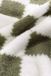 Living and Home Flannel Soft Lightweight Checkered Throw Blanket for Couch & Bed in Green - Size: 200 cm x 230 cm - thumbnail 5
