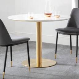 Cheshire Premium Paloma 100cm Round Pedestal Dining Table - thumbnail 2