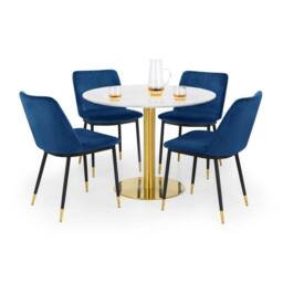 Cheshire Premium Paloma 100cm Round Pedestal Dining Table - thumbnail 6