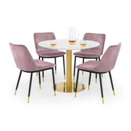 Cheshire Premium Paloma 100cm Round Pedestal Dining Table - thumbnail 5