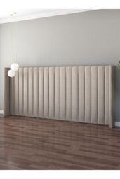 Aspire Grandeur Headboard in Eire Linen Grey in Natural - thumbnail 4