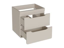 Vente-unique Wall-Mounted Under-Basin Unit In Beige - 60 Cm - ARUBA - thumbnail 6
