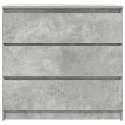 Berkfield Home Sideboard Concrete Grey 80x35x76 cm Engineered Wood - Size: 80 x 35 x 76 cm - thumbnail 6
