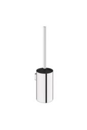 Cosmic Toilet Brush, Wall-mounted, Chrome, Architect S+ Collection in Grey