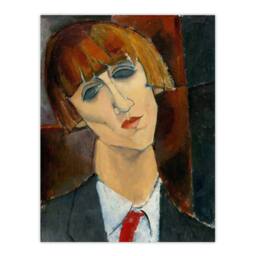 "Artery8 Madame Kisling Portrait Modigliani Vintage Wall Art Print Poster - Size: W24"" x H32""" - thumbnail 1