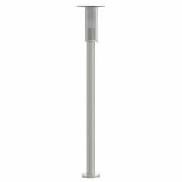 Berkfield Home Outdoor Floor Lamp Silver 100 cm Stainless Steel - thumbnail 6