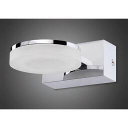 Netlighting Nimbus Wall Lamp 5W LED 3000K 450lm Chrome Frosted Acrylic in Grey - thumbnail 2