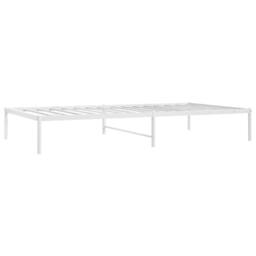 Berkfield Home Metal Bed Frame White 75x190 cm Small Single - thumbnail 3