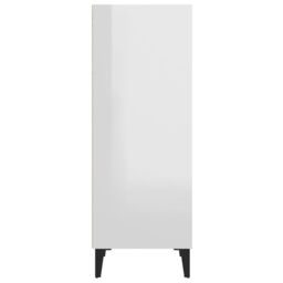 Berkfield Home Sideboard High Gloss White 34.5x32.5x90 cm Engineered Wood - thumbnail 6